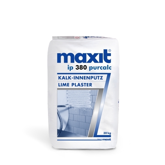 maxit ip 380 purcalc 30kg - der filzbare und anstrichfähige natürliche Kalkputz maxit ip 380 purcalc 30kg - der filzbare und anstrichfähige natürliche Kalkputz