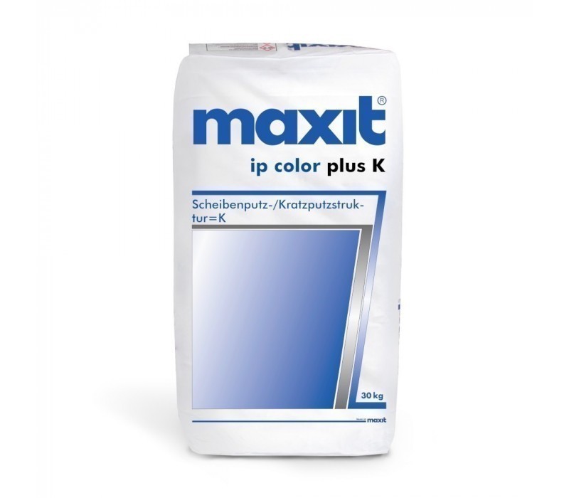 maxit ip color plus K 30kg auch gefärbt erhältlich mit ausgesuchten Edelputzkörnungen mit Zusätzen zur Haftverbesserung 1 Palette (42 Sack)