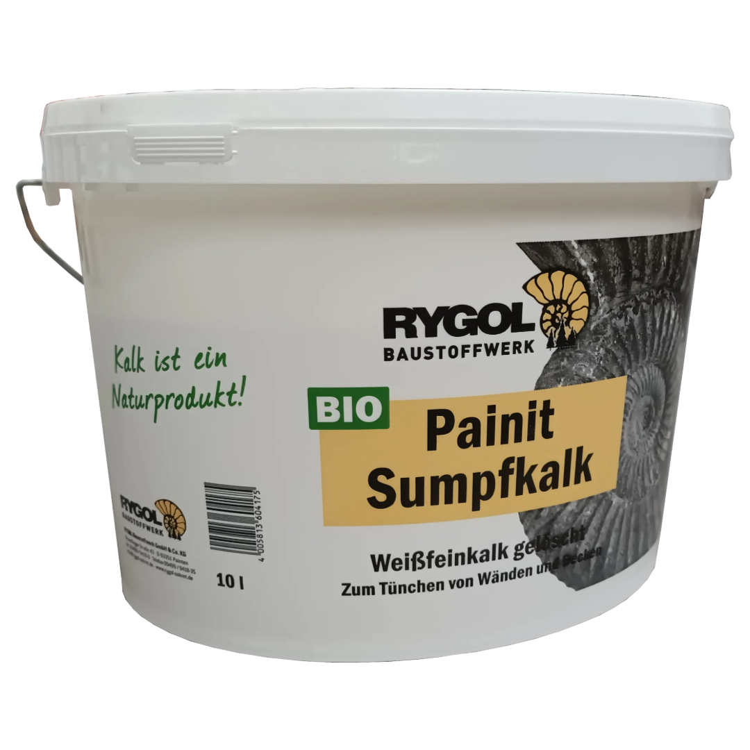 PAINIT-Sumpfkalk für den Innen- und Außenbereich - 10 Liter Eimer PAINIT-Sumpfkalk für den Innen- und Außenbereich - 10 Liter Eimer
