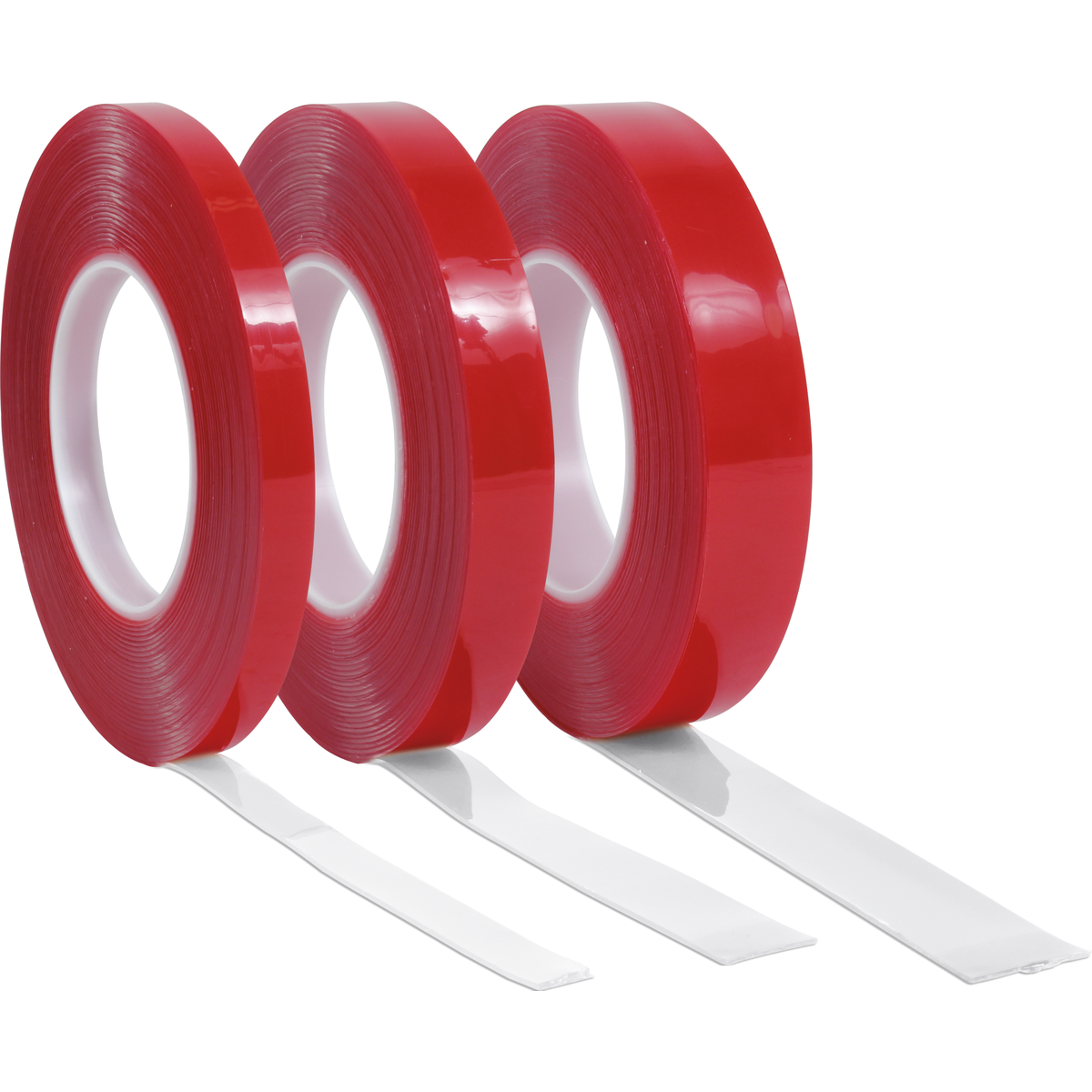 Förch Gel-Tape doppelseitig transparent – Hochleistungs-Acrylatband in 12 mm, 19 mm & 25 mm - auf 10 Meter Rolle