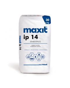 maxit ip 14 ist ein wasserabweisender Zementputz - Als Sockel- und Kellerwandaußenputz auf Beton und Mauersteinen