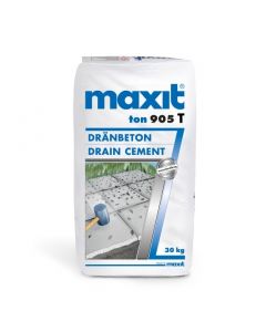 maxit ton 905 T Trass-Dränbeton wasserdurchlässig, zur Minderung von Staunässe es entstehen keine Flecken oder Schleier