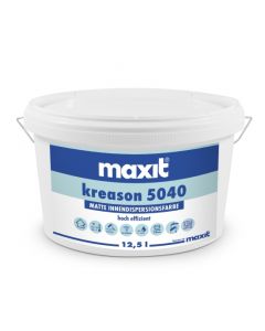 maxit kreason 5040 Innenfarbe 12,5 Liter (weiß), geruchsarm, umweltfreundlich